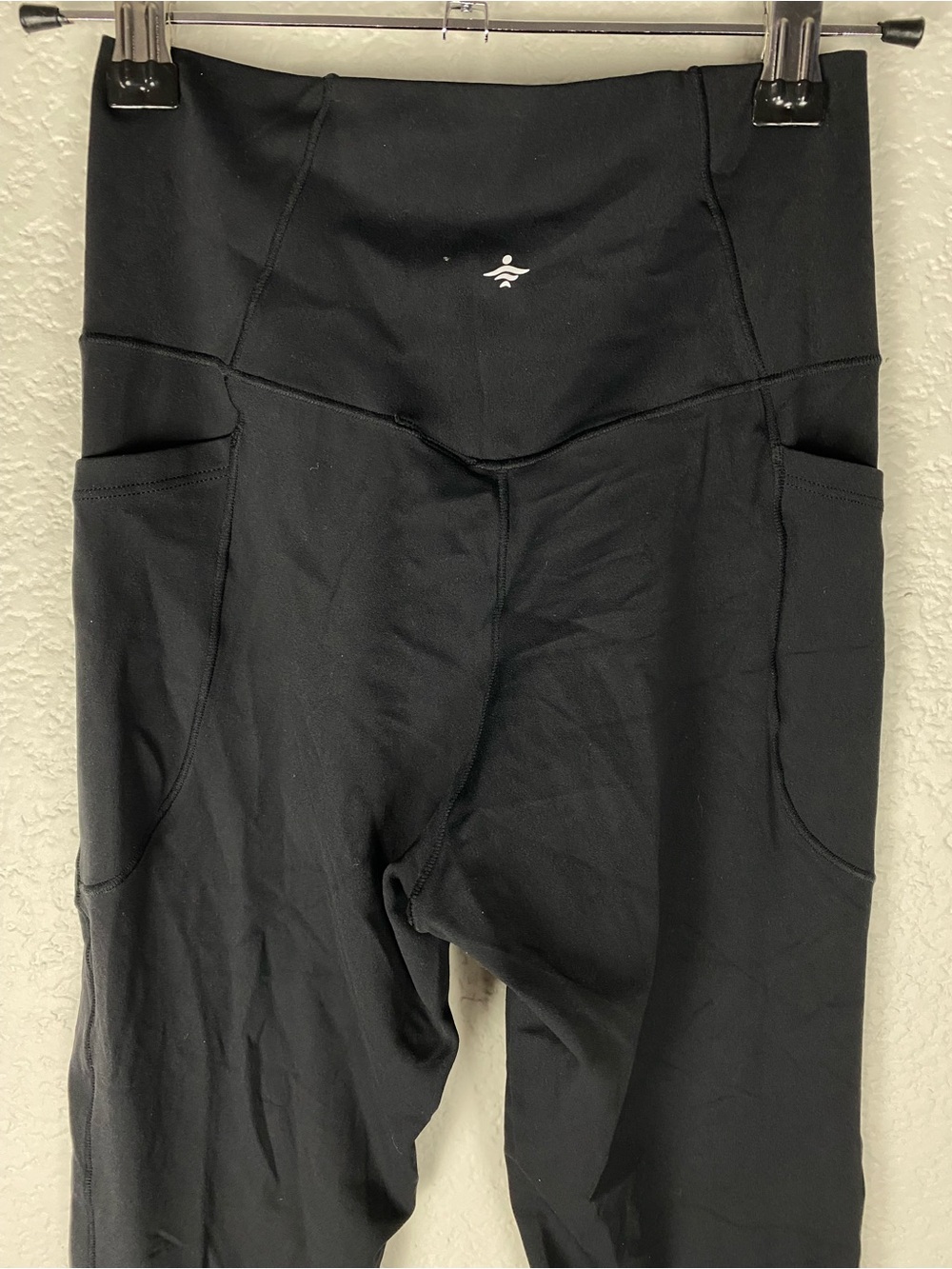 Halara Black Crossover Waist Full Length Leggins - Picture 9 of 12